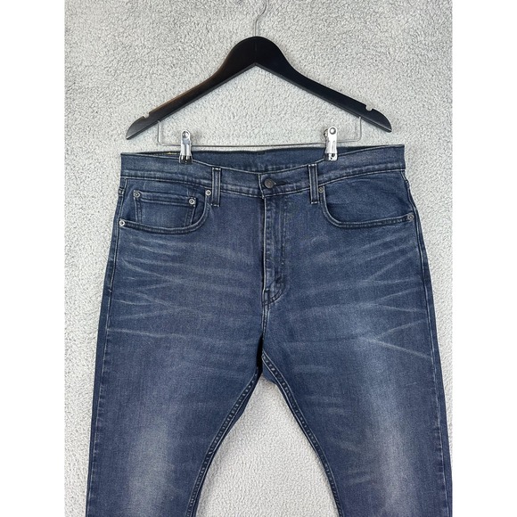 Levi's 512 Jeans Mens 36x30 Blue Slim Taper Stretch Denim Medium Wash 28833-0056